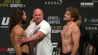 Взвешивание UFC 239: Аскрен vs Масвидаль